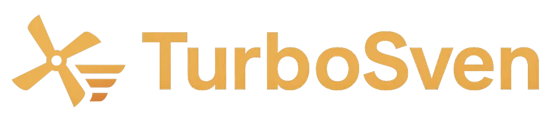 TurboSven Casino logo, windmolen icoon